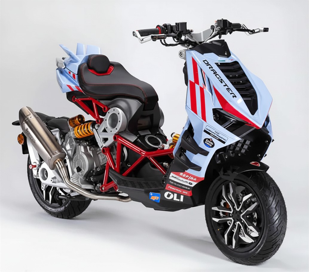 Italjet Dragster 300 Gresini Racing Tại Vĩnh Long - Chiếc Scooter Ý Khiến Dân Chơi Xe Phải Ngoái Nhìn