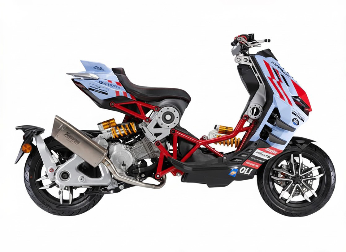 Italjet Dragster 300 Gresini Racing Tại Vĩnh Long - Chiếc Scooter Ý Khiến Dân Chơi Xe Phải Ngoái Nhìn