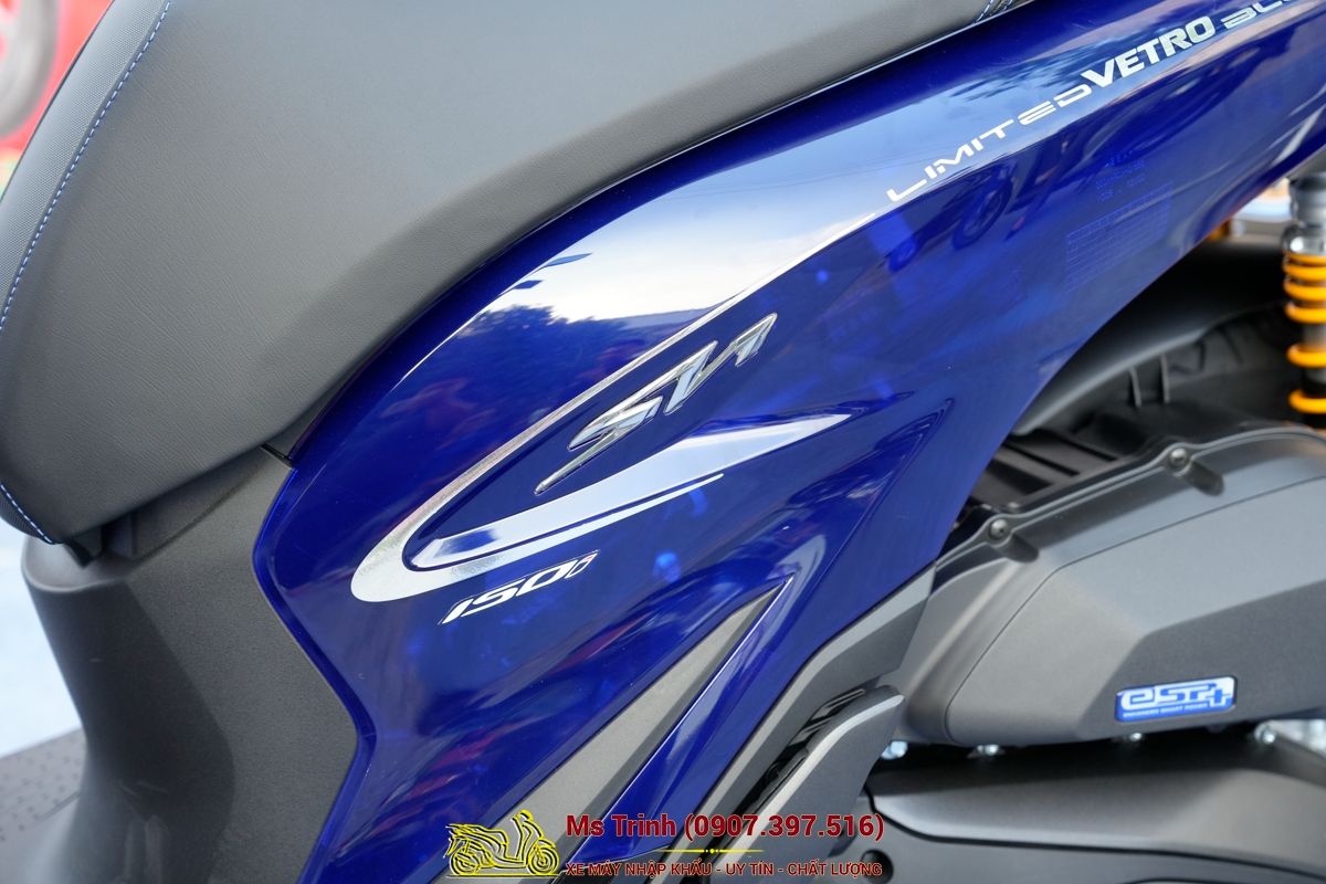 Honda SH150 Vetro Blue 2026 Limited Edition - Siêu phẩm SH Ý dàn áo xanh trong suốt cực hiếm tại Vĩnh Long
