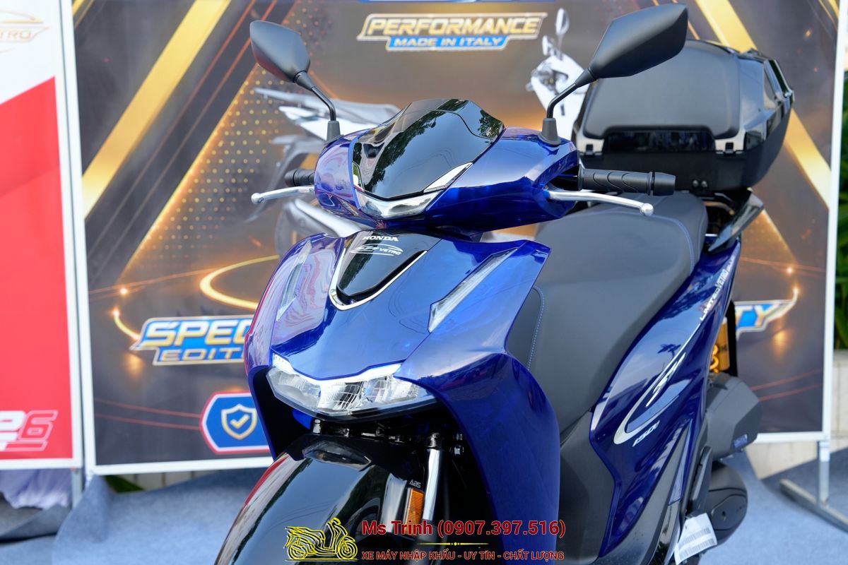 Honda SH150 Vetro Blue 2026 Limited Edition - Siêu phẩm SH Ý dàn áo xanh trong suốt cực hiếm tại Vĩnh Long