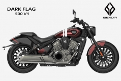 Benda Drak Flag 500, Động Cơ V4, Phuộc Nâng Điện, TCS, ABS tại Vĩnh Long